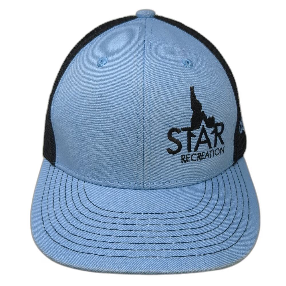 Champro Trucker Hat Blue One Size Star Recreation Coach Idaho Mesh Snapback